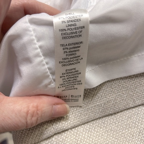 WHBM Tweed Envelope Hem Skirt Tan - Picture 6 of 7